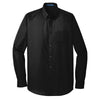 au-tw100-port-authority-black-poplin-shirt