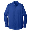 au-tw100-port-authority-blue-poplin-shirt