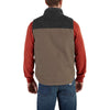 Carhartt Men's Tall Light Brown/Black Mock Neck Vest