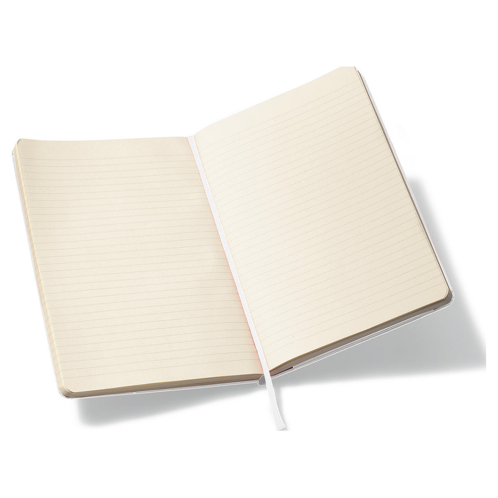 Moleskine White Hard Cover Ruled Large Notebook (5" x 8.25")